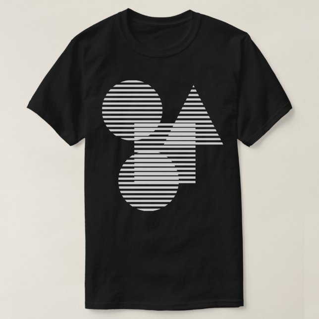 T-shirt formes géométriques 4 (Design devant)