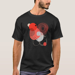 T-shirt Formes géométriques Cercles et points modernes Abs