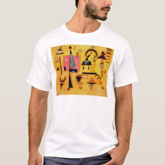 T-shirt Formes géométriques roses et incisives Abstraites