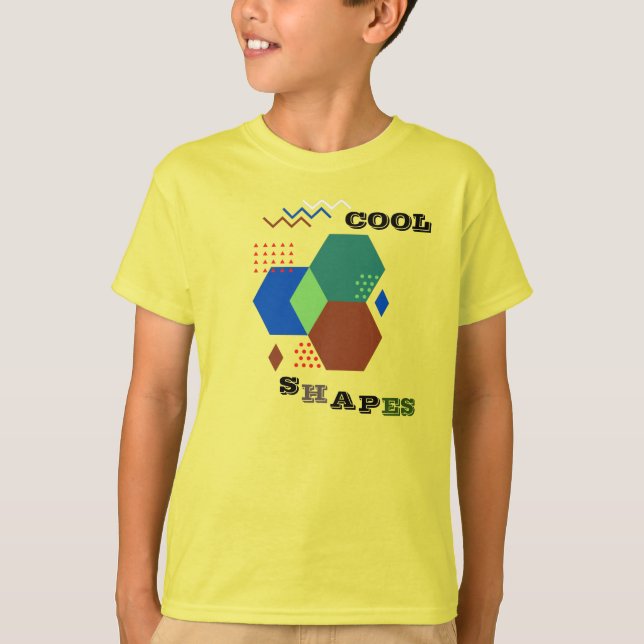 T-shirt Formes Mignonnes Été Pour Tout-Petits (Devant)