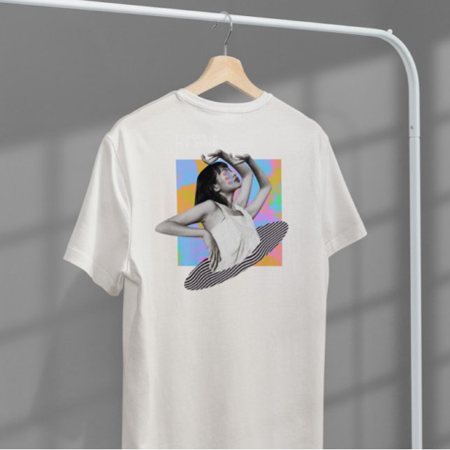 T-shirt Formes psychédéliques Collage fille (Créateur téléchargé)