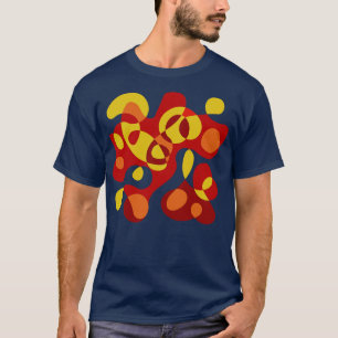 T-shirt Formes surréalistes Miro inspiré 3
