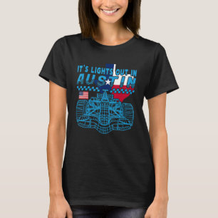 T-shirt Formula Racing Open Wheel Car Austin Circuit Texas