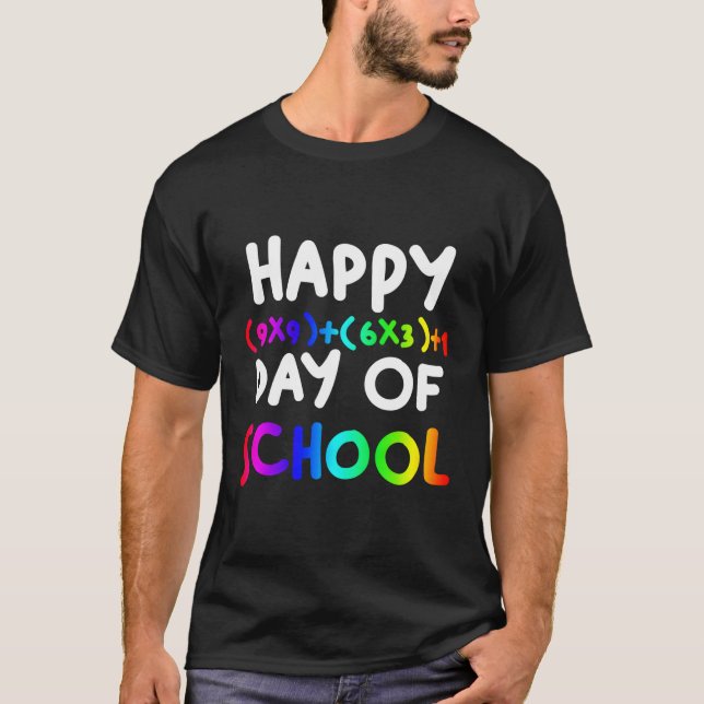 T-shirt Formule 100 Jour De L'École (Devant)