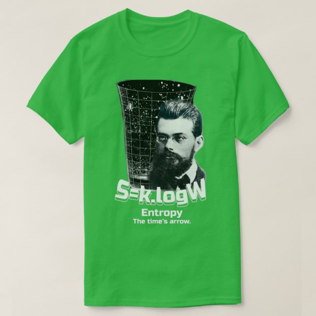 T-shirt Formule Boltzmann Entropy Physique théorique et (Design devant)