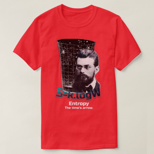 T-shirt Formule Boltzmann Entropy Physique théorique et (Design devant)