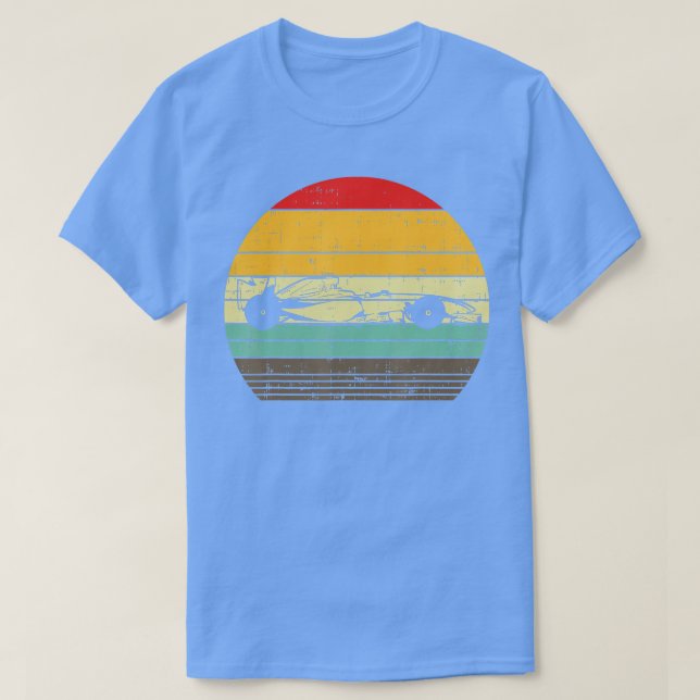 T-shirt Formule Course Car Sunset Rétro Conducteur Ventila (Design devant)