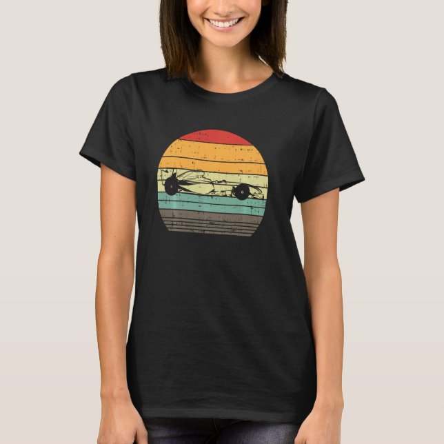 T-shirt Formule Course Car Sunset Rétro Conducteur Ventila (Devant)