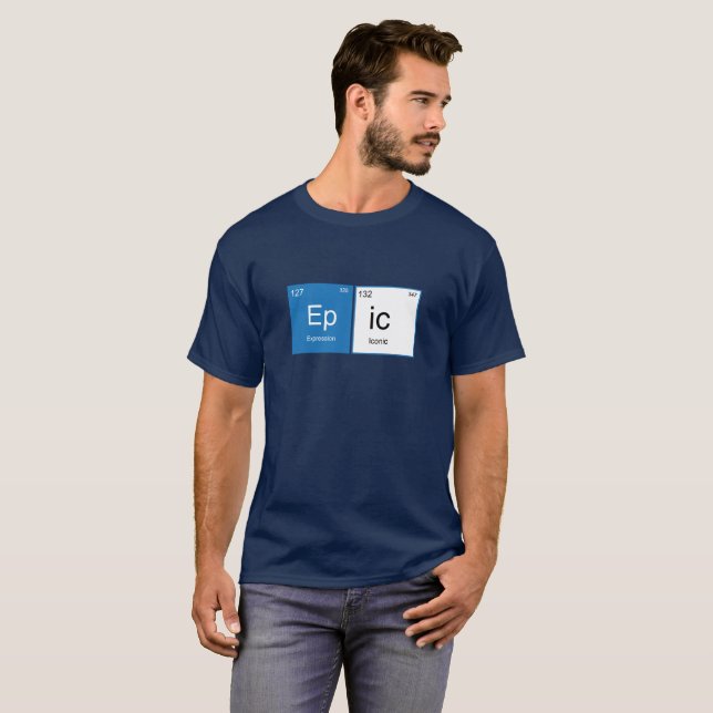 T-shirt Formule épique (Devant entier)