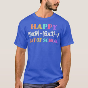 T-shirt Formule Math Amusante 100 Jours D'Enseignant Garço