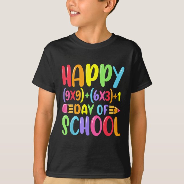 T-shirt Formule Math Joyeux 100 Jours De Mathématiques Ens (Devant)