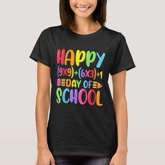 T-shirt Formule Math Joyeux 100 Jours De Mathématiques Ens (Devant)
