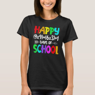 T-shirt Formule Mathématique 100 Jours D'école Prof De Ma