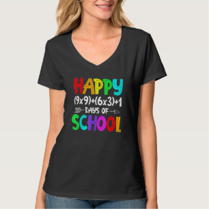 T-shirt Formule Mathématique 100 Jours D'école Prof De Ma