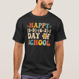 T-shirt Formule Mathématique Joyeux 100 Jours D'école Prof