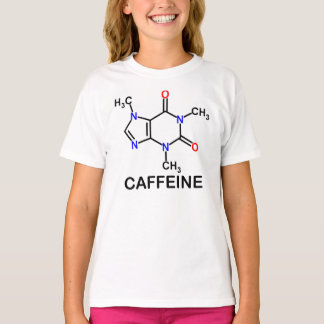 T-SHIRT FORMULE MOLÉCULAIRE CAFFEINE TEE