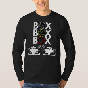 T-shirt Formule Racing boîte voiture boîte boîte radio app