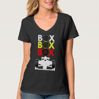 T-shirt Formule Racing boîte voiture boîte boîte radio app
