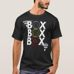 T-shirt Formule Racing boîte voiture boîte boîte radio app