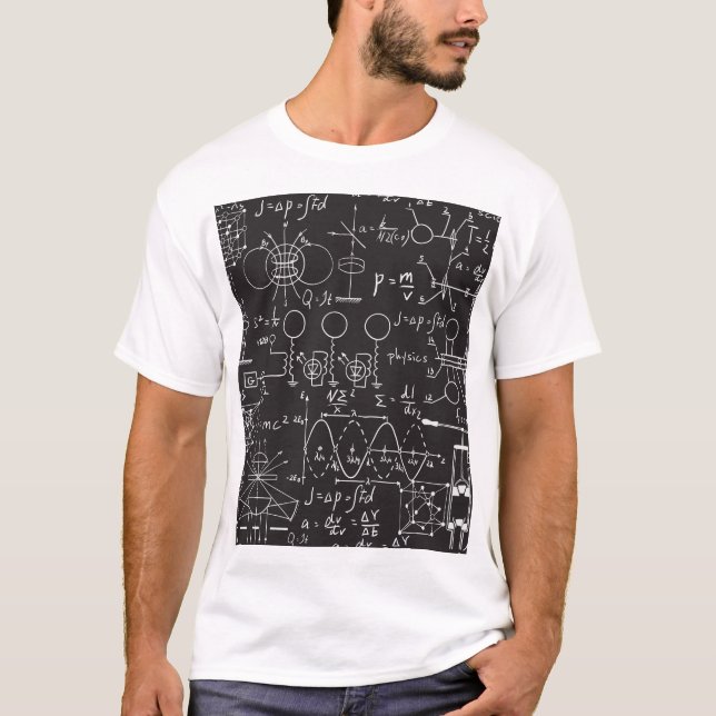 T-shirt Formules scientifiques : Patte de calcul du tablea (Devant)