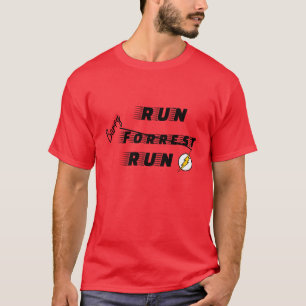 T-shirt Forrest Gump contre l'éclair