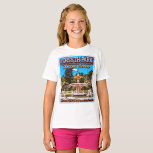 T-SHIRT FORSYTH PARK - FORSYTH FOUNTAIN - SAVANNAH GEORGIE