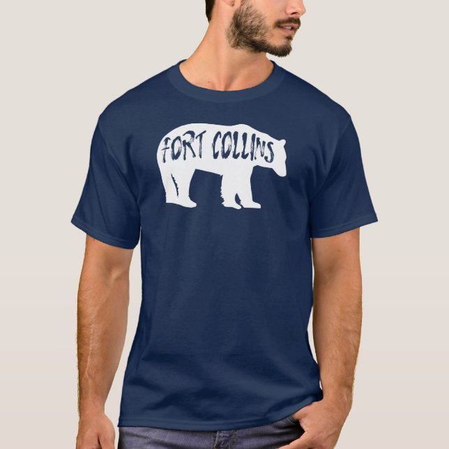 T-shirt Fort Collins Colorado Bear (Devant)