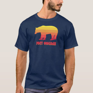 T-shirt Fort Collins Colorado Ours arc en ciel