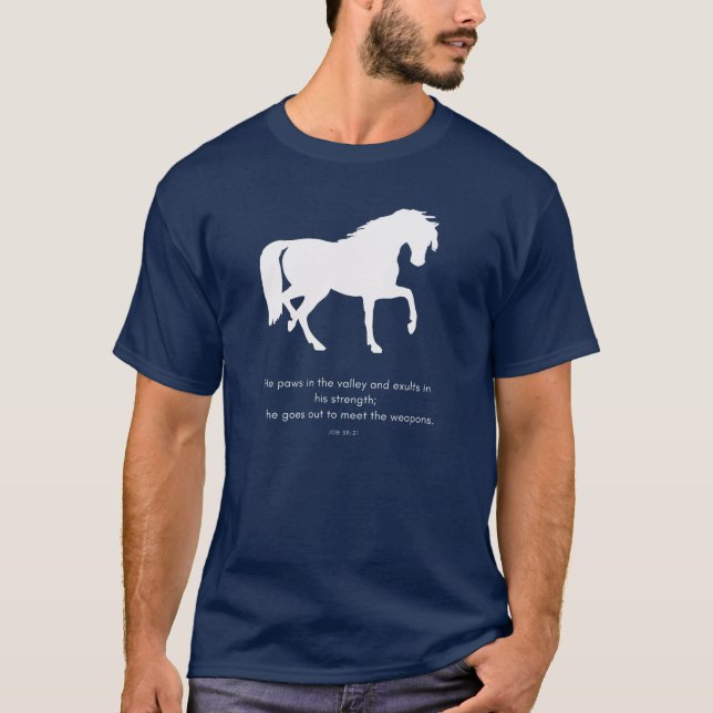 T-shirt Fort comme un cheval (Devant)