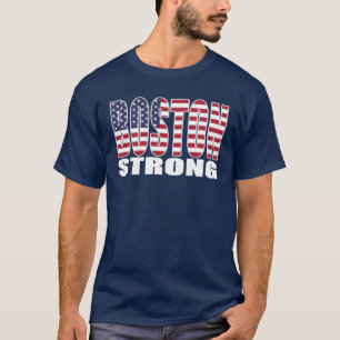 T-shirt FORT de drapeau de BOSTON États-Unis