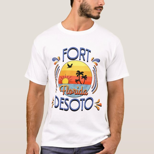 T-shirt Fort De Soto, Floride (Devant)