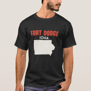 T-shirt Fort Dodge Iowa USA State America Travel Iowan