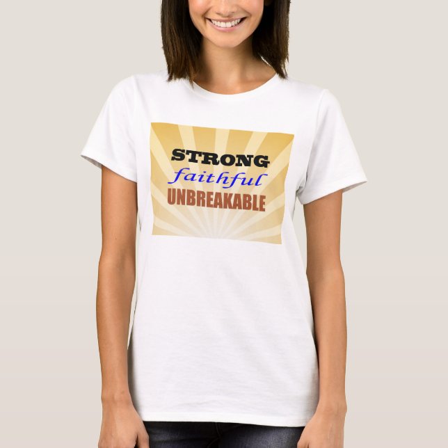 T-shirt Fort Fidèle Indestructible (Devant)