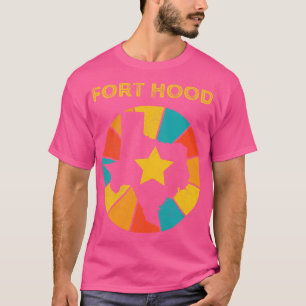 T-shirt Fort Hood Texas Vintage Souvenir en détresse 1