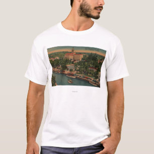 T-shirt Fort Lauderdale, FL - vue de nouvelles rivière et