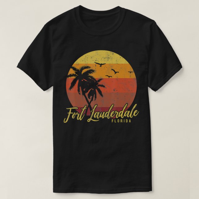 T-shirt Fort Lauderdale Floride (Design devant)