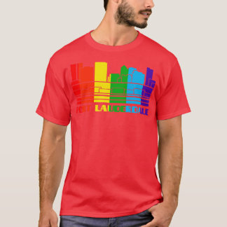 T-shirt Fort Lauderdale Pride Fort Lauderdale LGBT Cadeau 