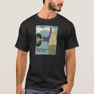 T-shirt Fort Marion la Floride d'affiche de Vintage voyage