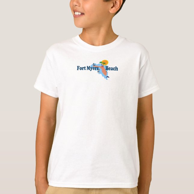 T-shirt Fort Myers Beach. (Devant)