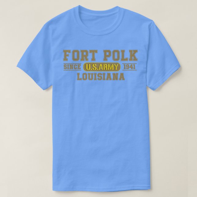 T-shirt Fort Polk Louisiana (Design devant)