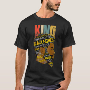 T-shirt Fort Roi Noir Afro-Africain Afro-Américain Naturel