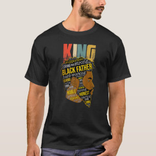 T-shirt Fort Roi Noir Afro-Africain Afro-Américain Naturel