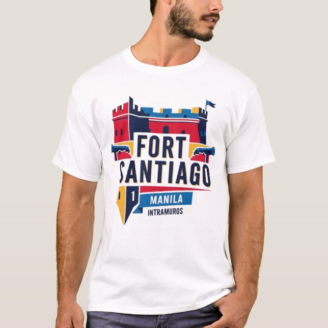 T-SHIRT FORT SANTIAGO MANILLE (Devant)