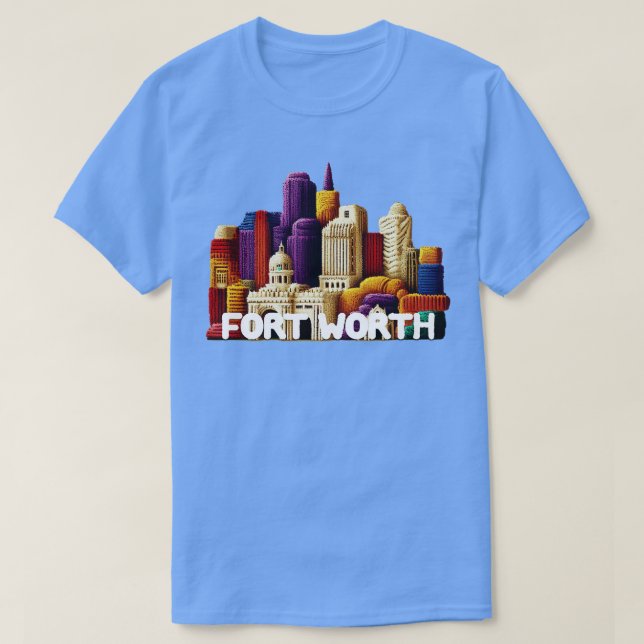 T-shirt Fort Worth Texas (Design devant)