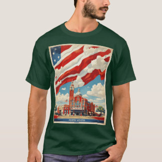 T-shirt Fort Worth Texas États-Unis d'Amérique Tourisme