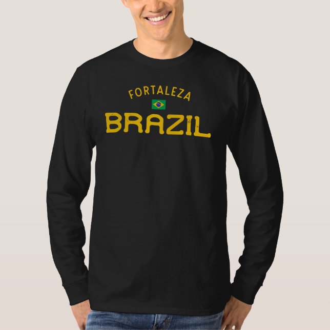 T-shirt Fortaleza affligé Brésil (Devant)