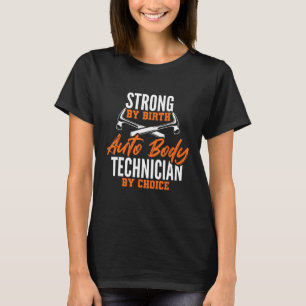 T-shirt Forte Auto Corps Technicien Peintre Réparation Drô