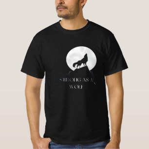T-shirt Forte comme animal loup