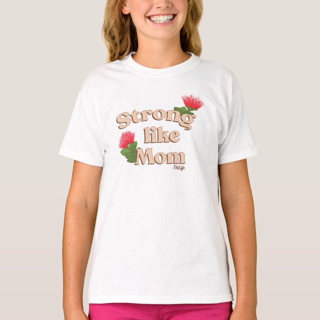 T-shirt Forte Comme Maman (Blanc) (Devant)