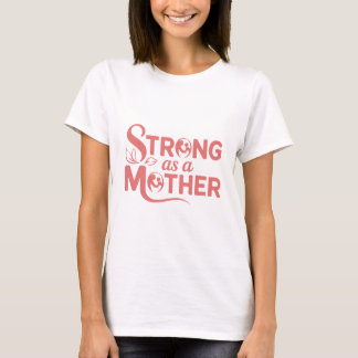 T-shirt Forte comme une mère autonomiser la graphique fémi